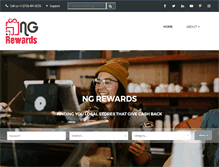 Tablet Screenshot of myngrewards.com